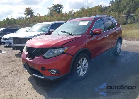 2015 Nissan Rogue Sv из США, поврежденный, VIN 5N1AT2ML6FC815737
